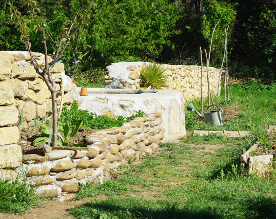 Le potager du Mas Bleu en Provence